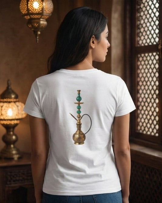Ghajar Khan with Hookah 1 - Tee