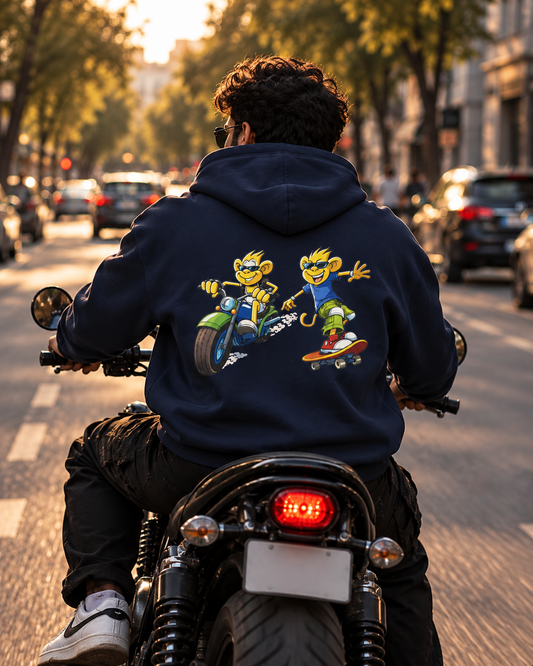 Navy – Cheetoz Legacy Hoodie – worn by model
