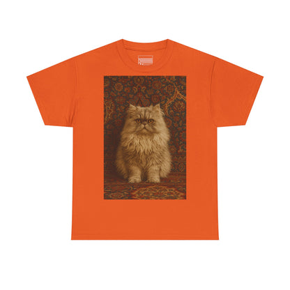 Orange – Persian Cat Tee – front
