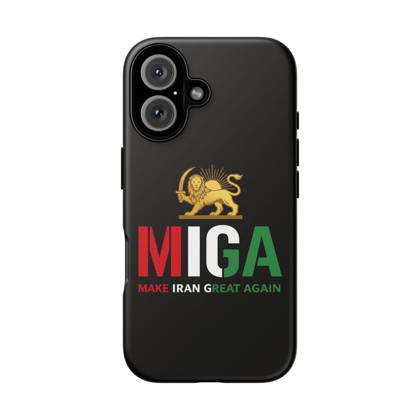 MIGA "Make Iran Great Again" Lion & Sun Phone Case
