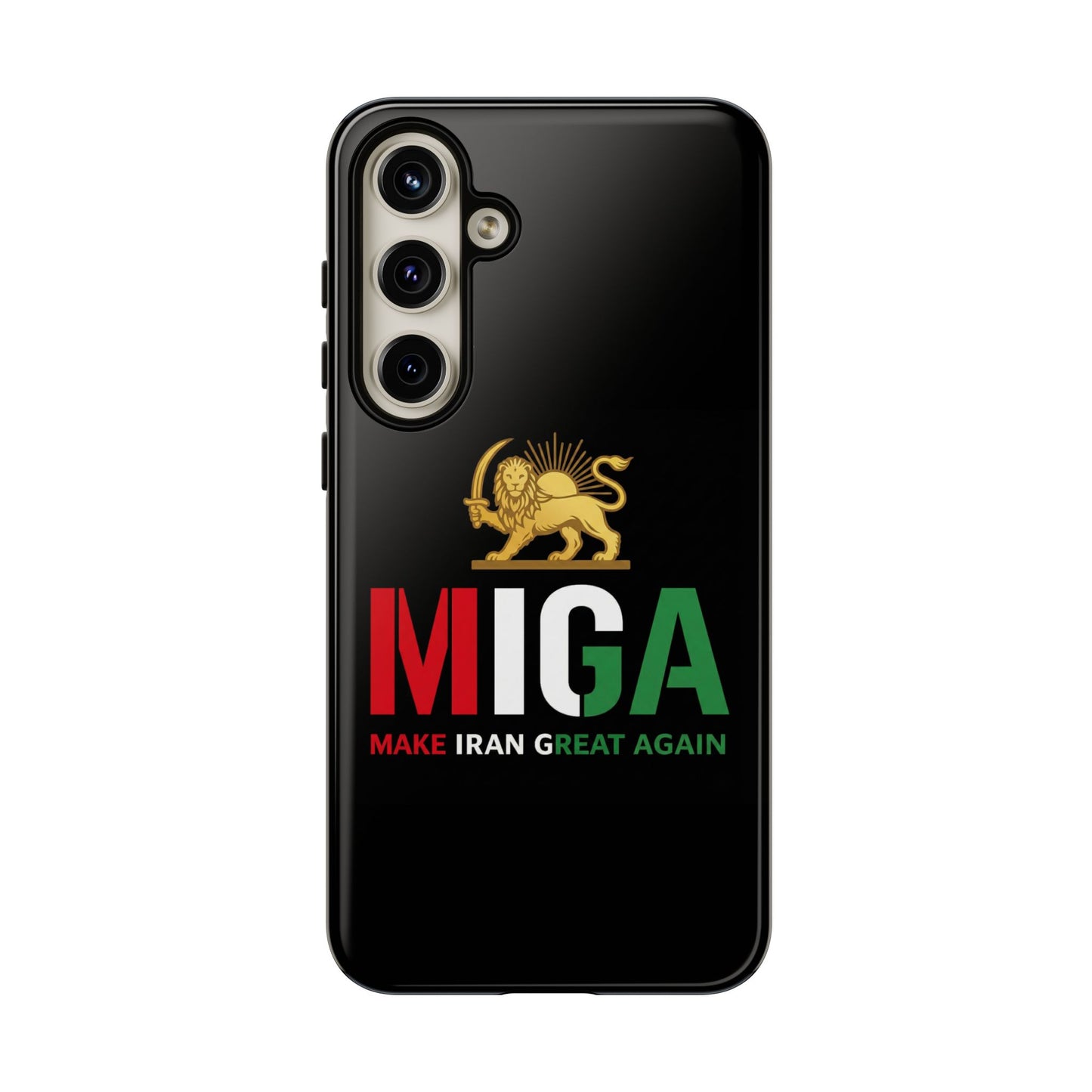 MIGA "Make Iran Great Again" Lion & Sun Phone Case