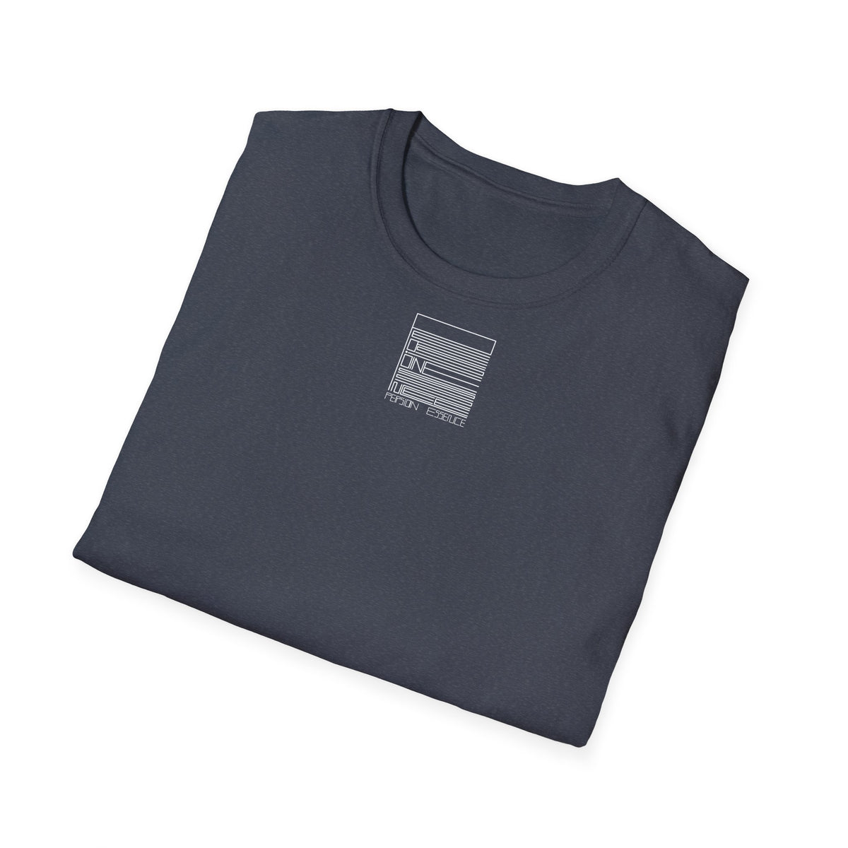 Heather Navy – Persian King Tee – folded