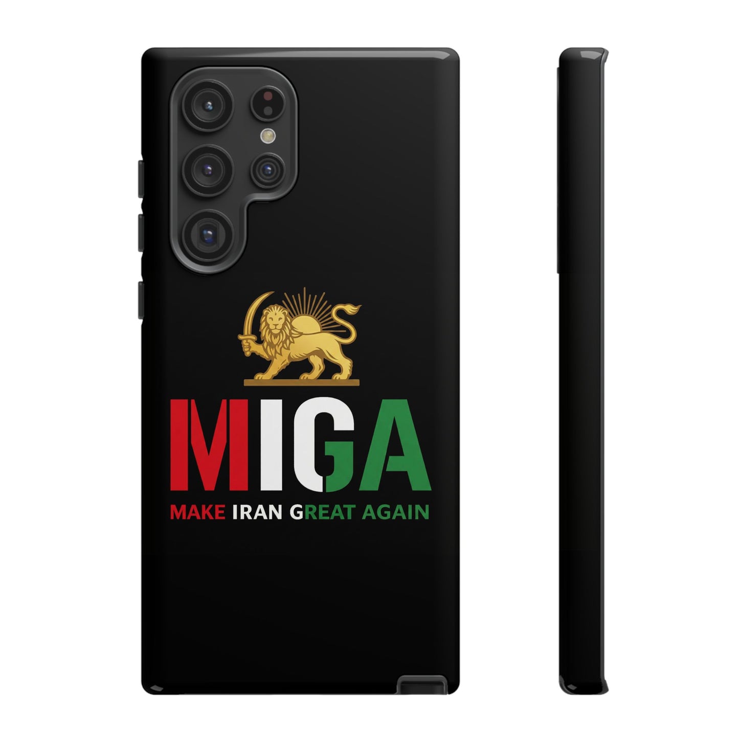 MIGA "Make Iran Great Again" Lion & Sun Phone Case