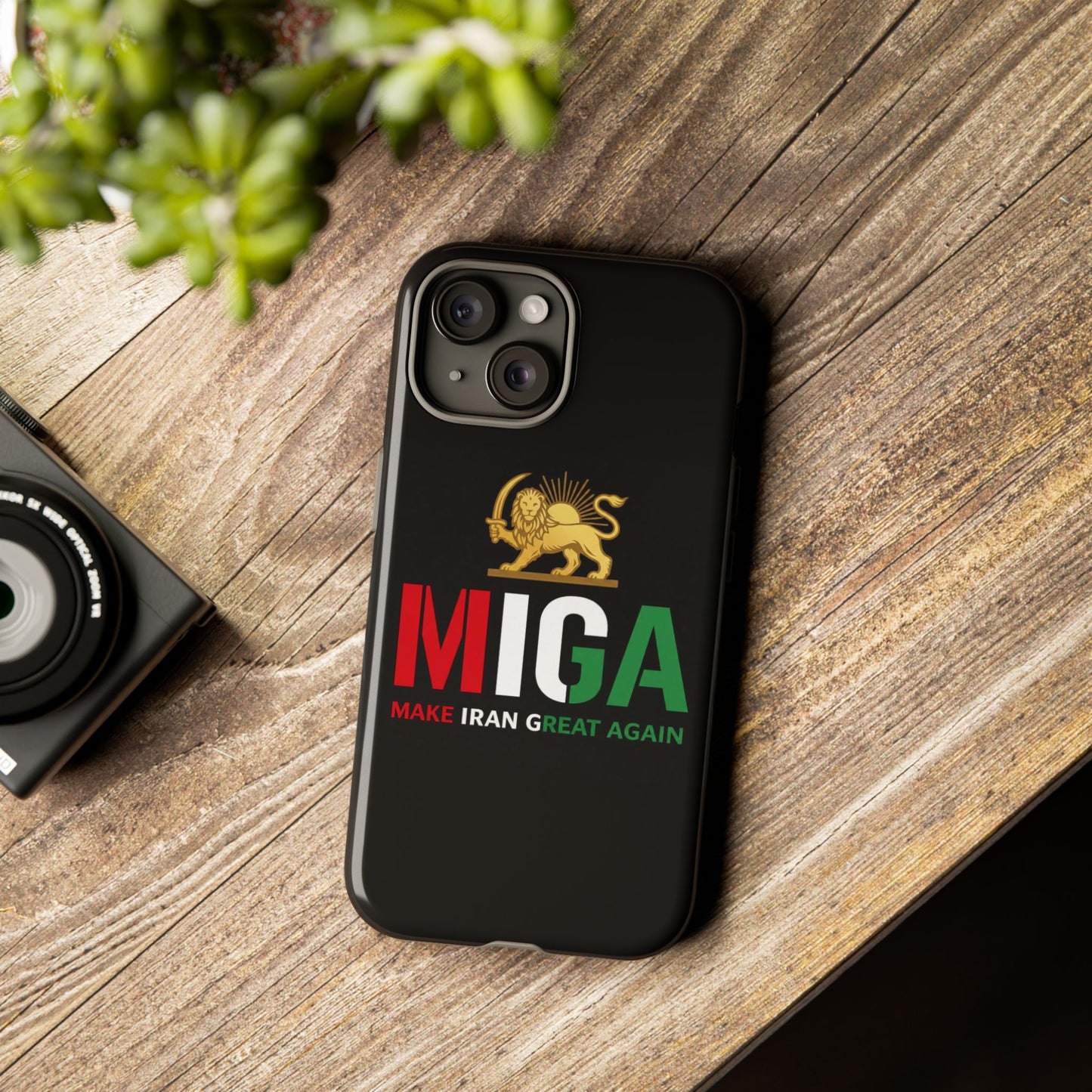 MIGA "Make Iran Great Again" Lion & Sun Phone Case
