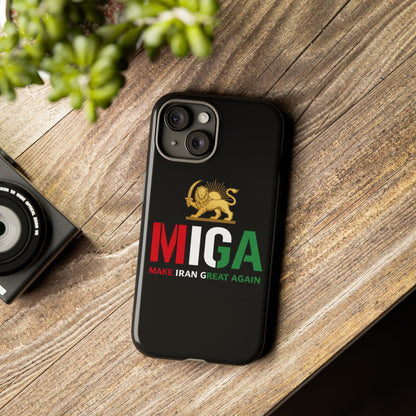 MIGA "Make Iran Great Again" Lion & Sun Phone Case