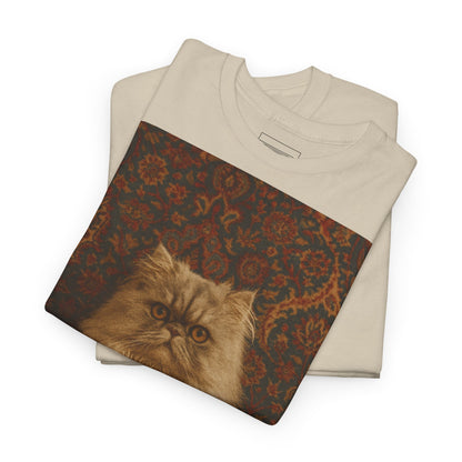 Sand – Persian Cat Tee – folded