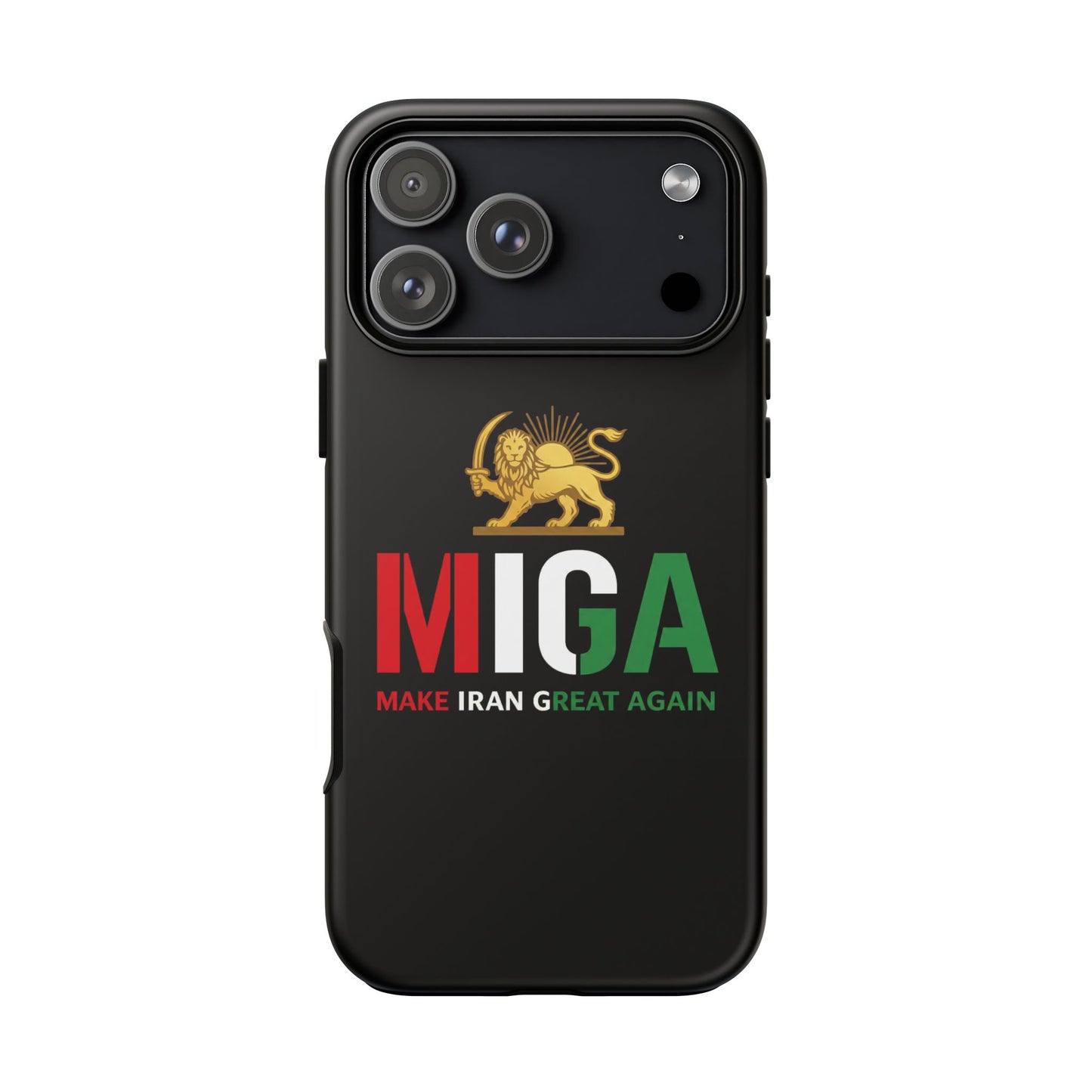MIGA "Make Iran Great Again" Lion & Sun Phone Case