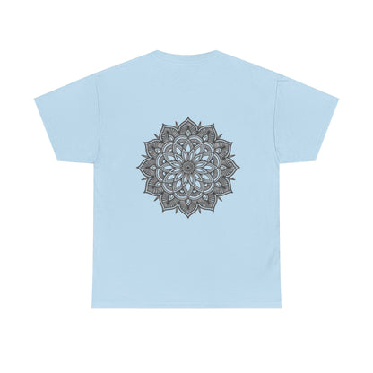 Light Blue – Persian Mandala Tee – back