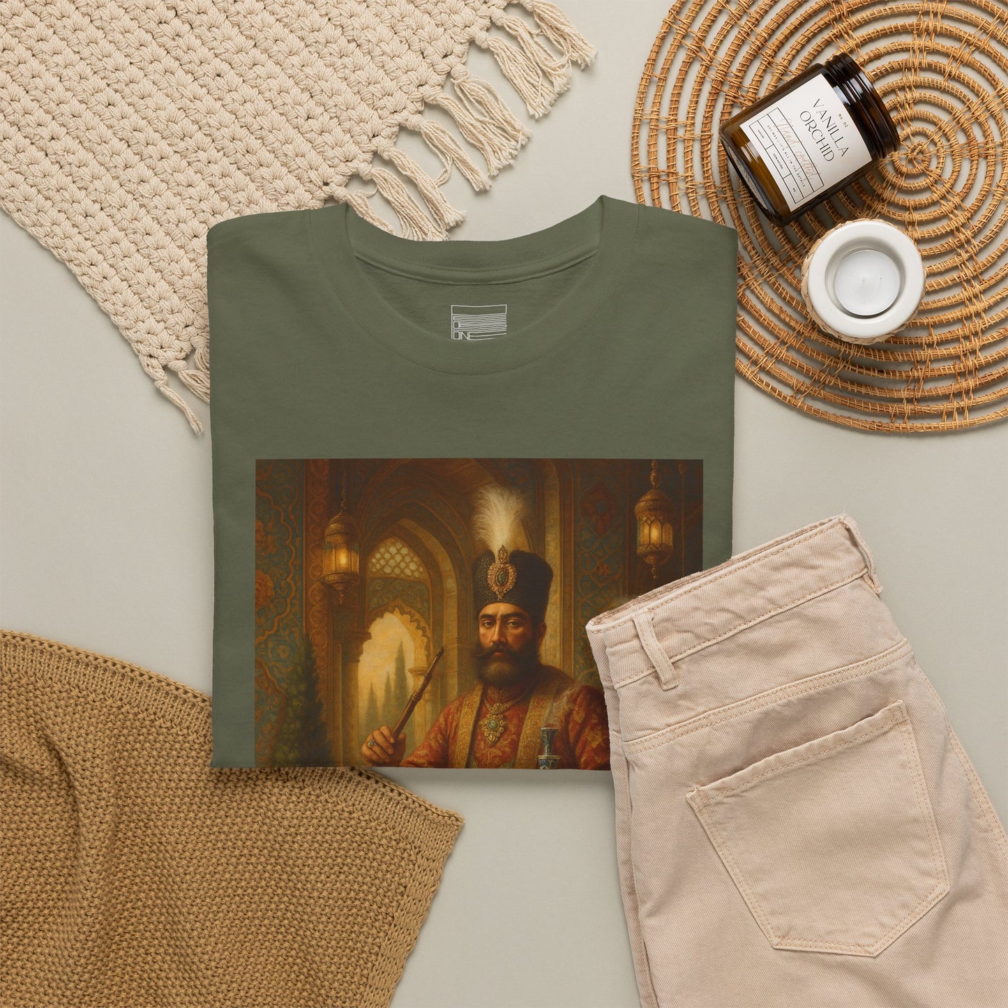 Ghajar Khan with Hookah 2 - Tee
