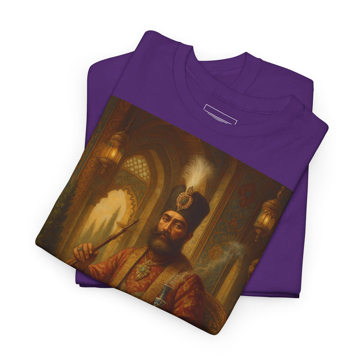 Purple – Ghajar Khan II Tee – folded