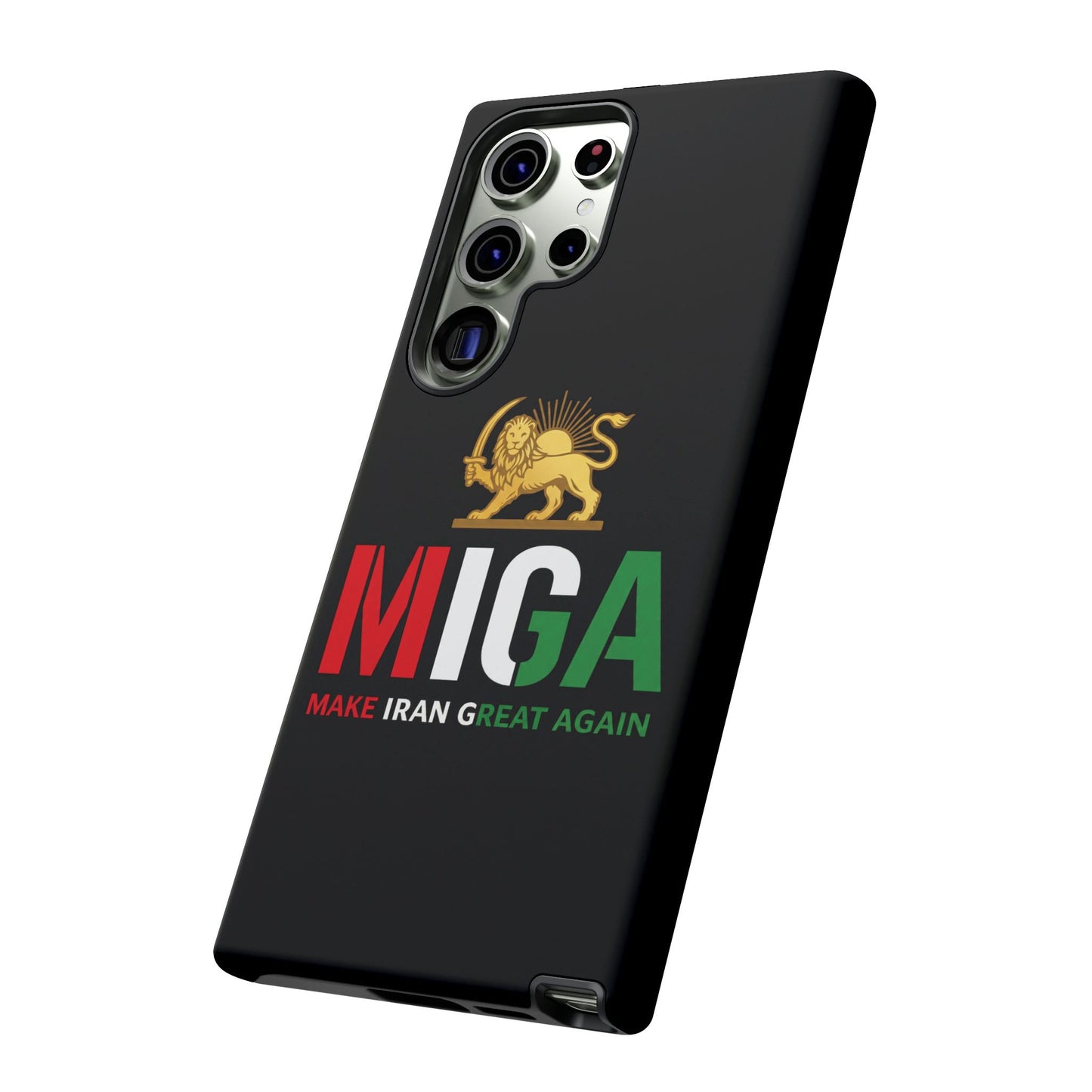 MIGA "Make Iran Great Again" Lion & Sun Phone Case
