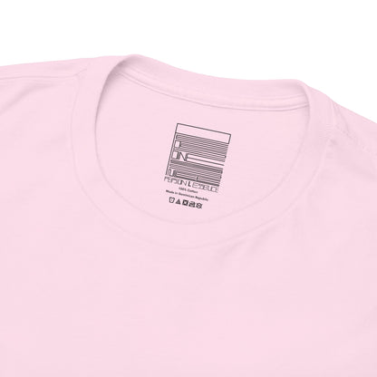 Light Pink – Farvahar Emblem Tee – close-up