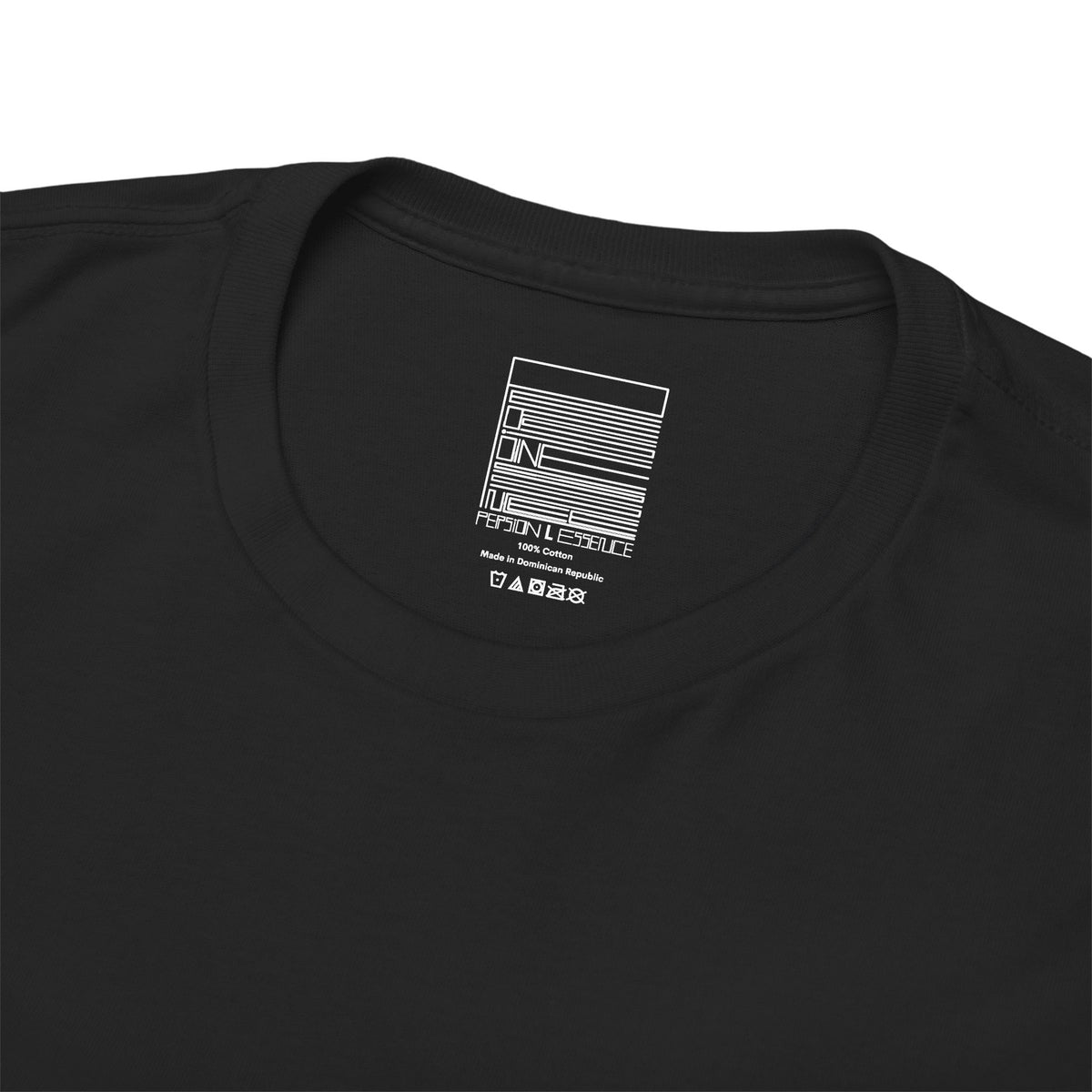 Black – Farvahar Emblem Tee – close-up