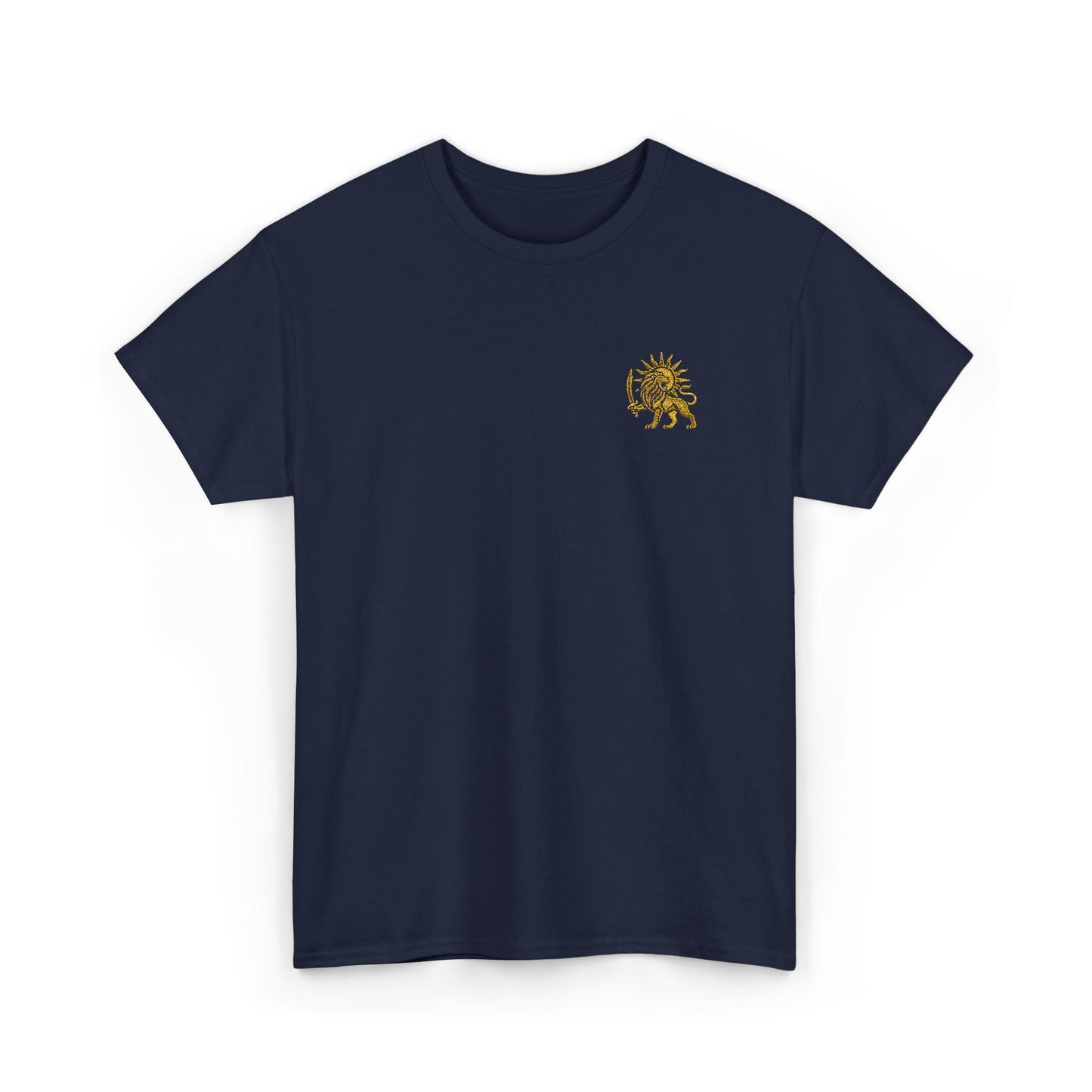 Persian Lion & Sun - Embroidered Tee