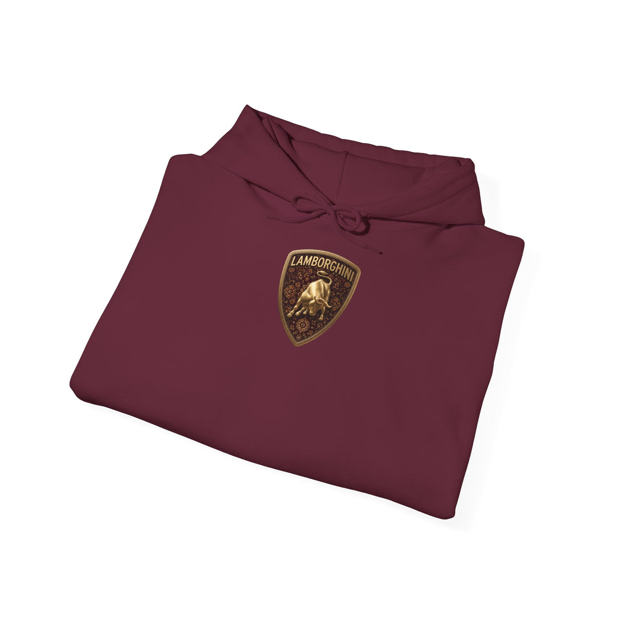 Maroon – Toro Persiano Hoodie – folded