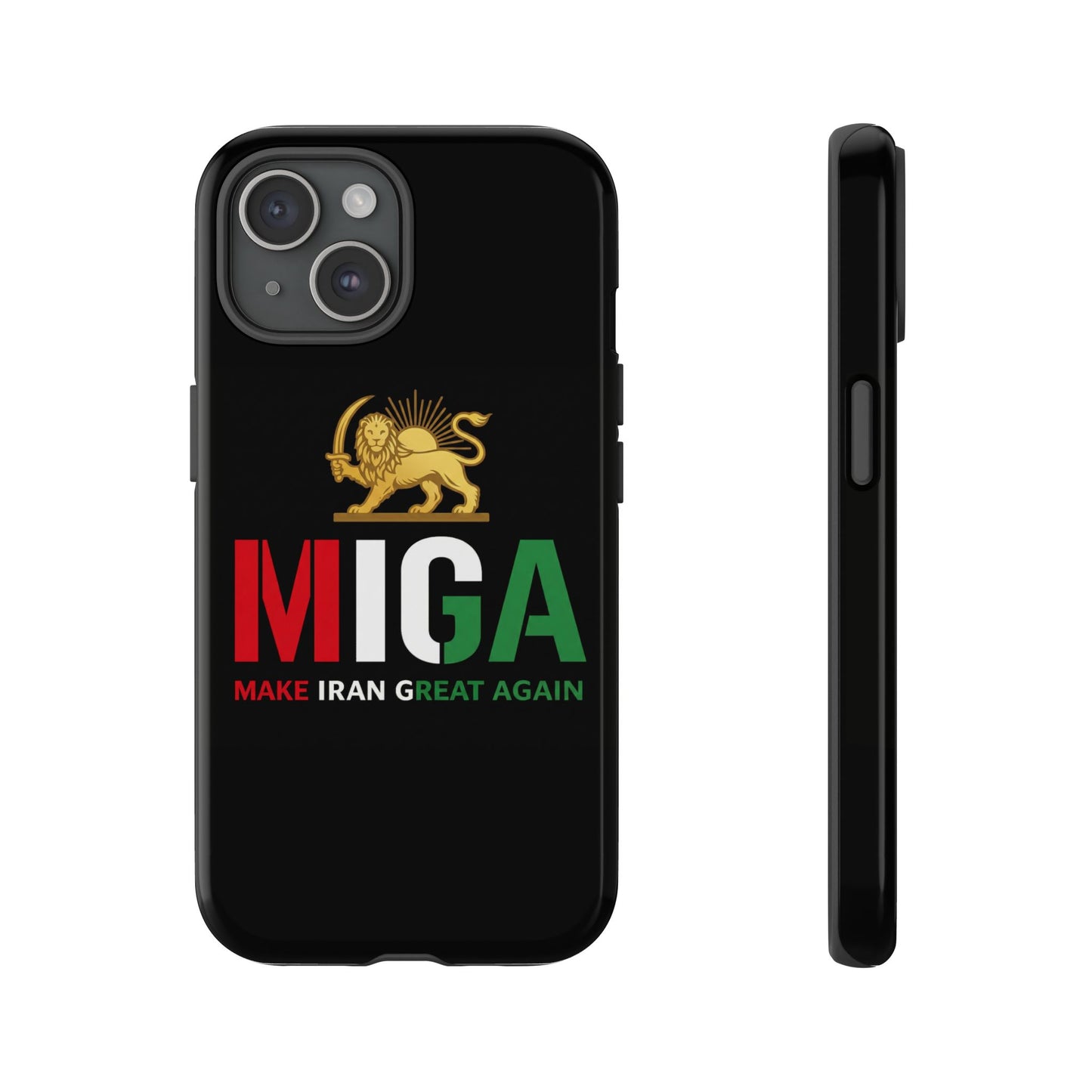 MIGA "Make Iran Great Again" Lion & Sun Phone Case