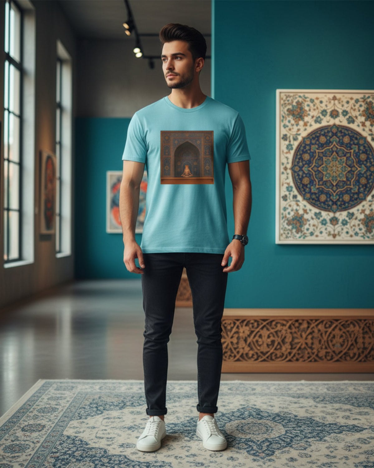 Meditating Cheetah - Tee