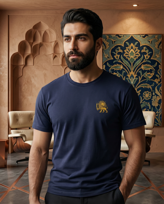Persian Lion & Sun Embroidered - Tee