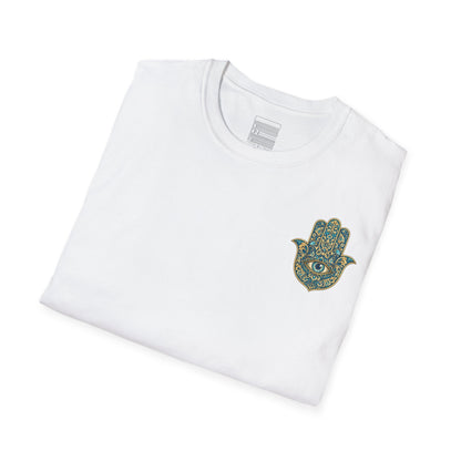White – Royal Hamsa Tee – folded