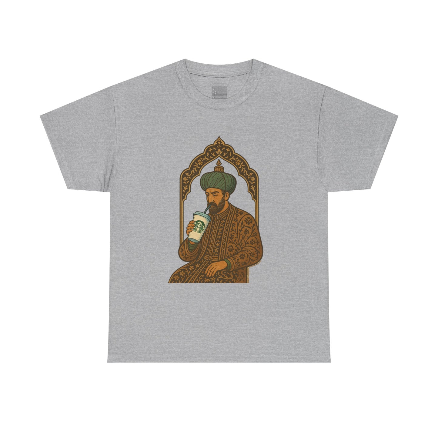 Shaah Abbas having Starbucks