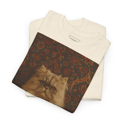 Natural – Persian Cat Tee – folded