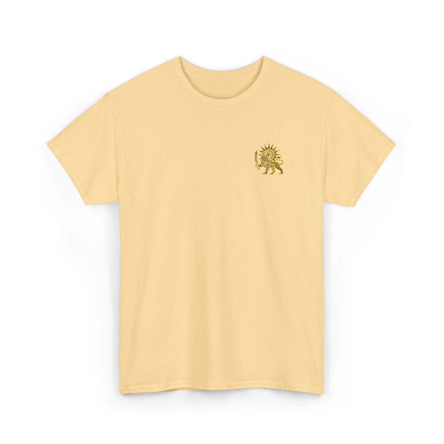 Persian Lion & Sun - Embroidered Tee