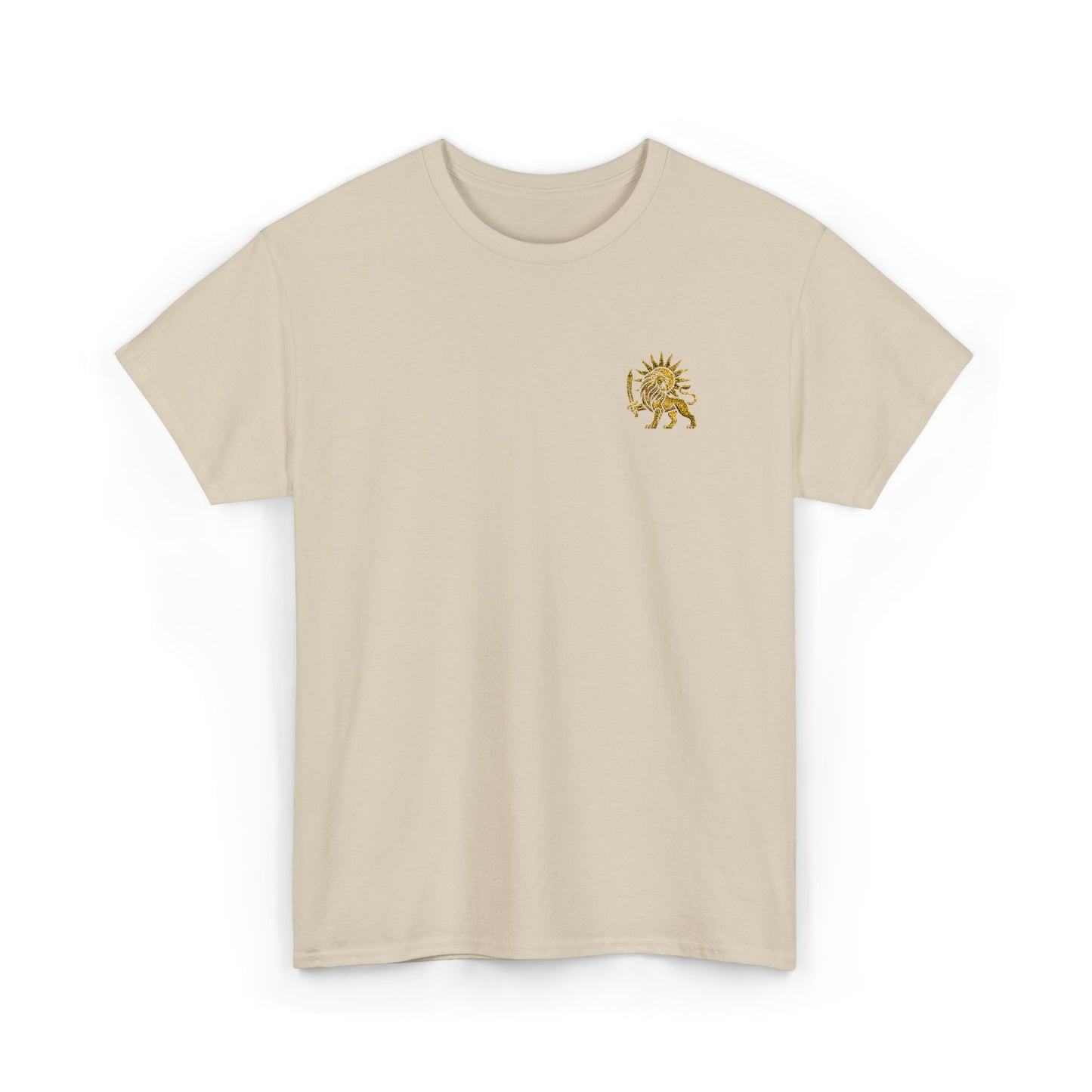 Persian Lion & Sun - Embroidered Tee
