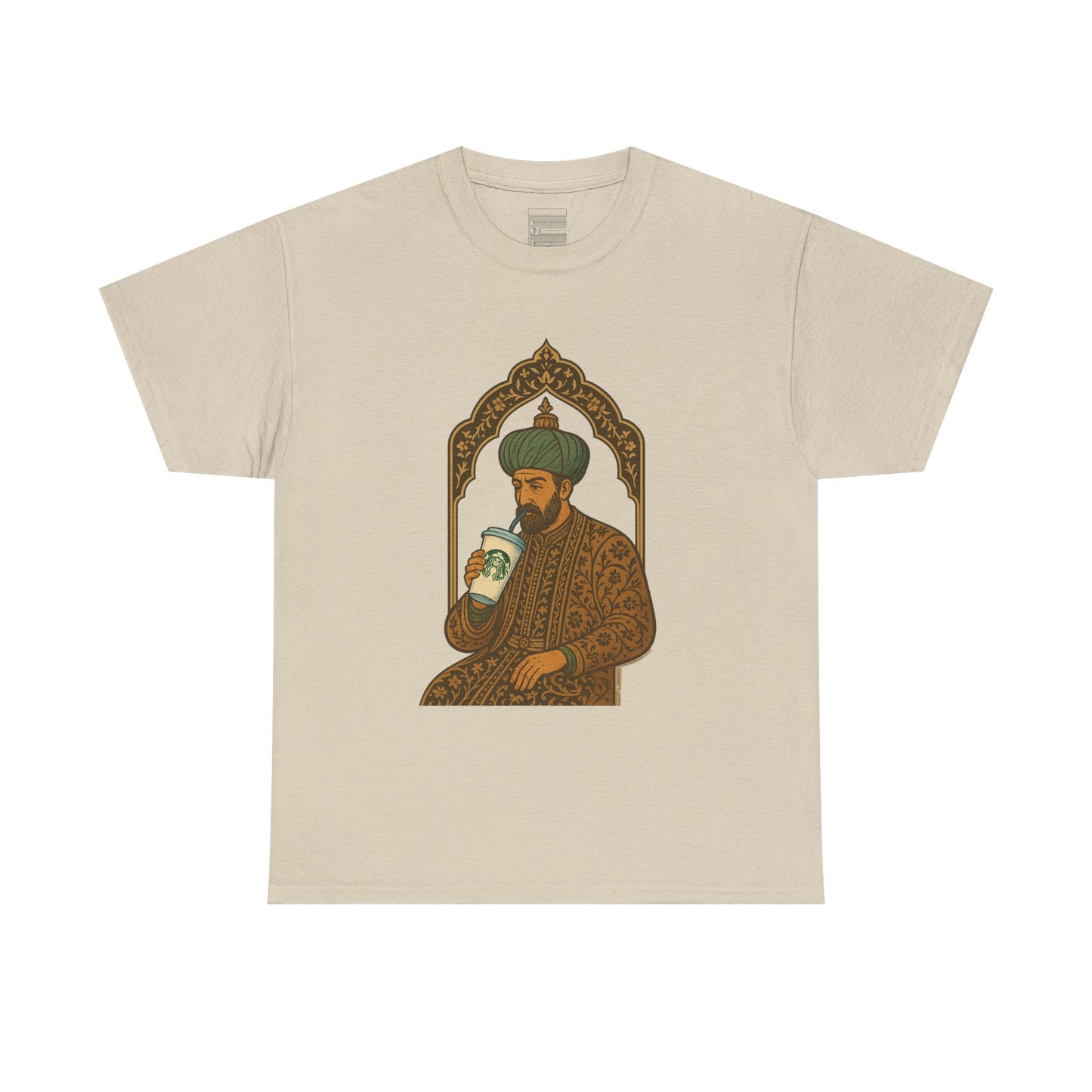 Shaah Abbas having Starbucks