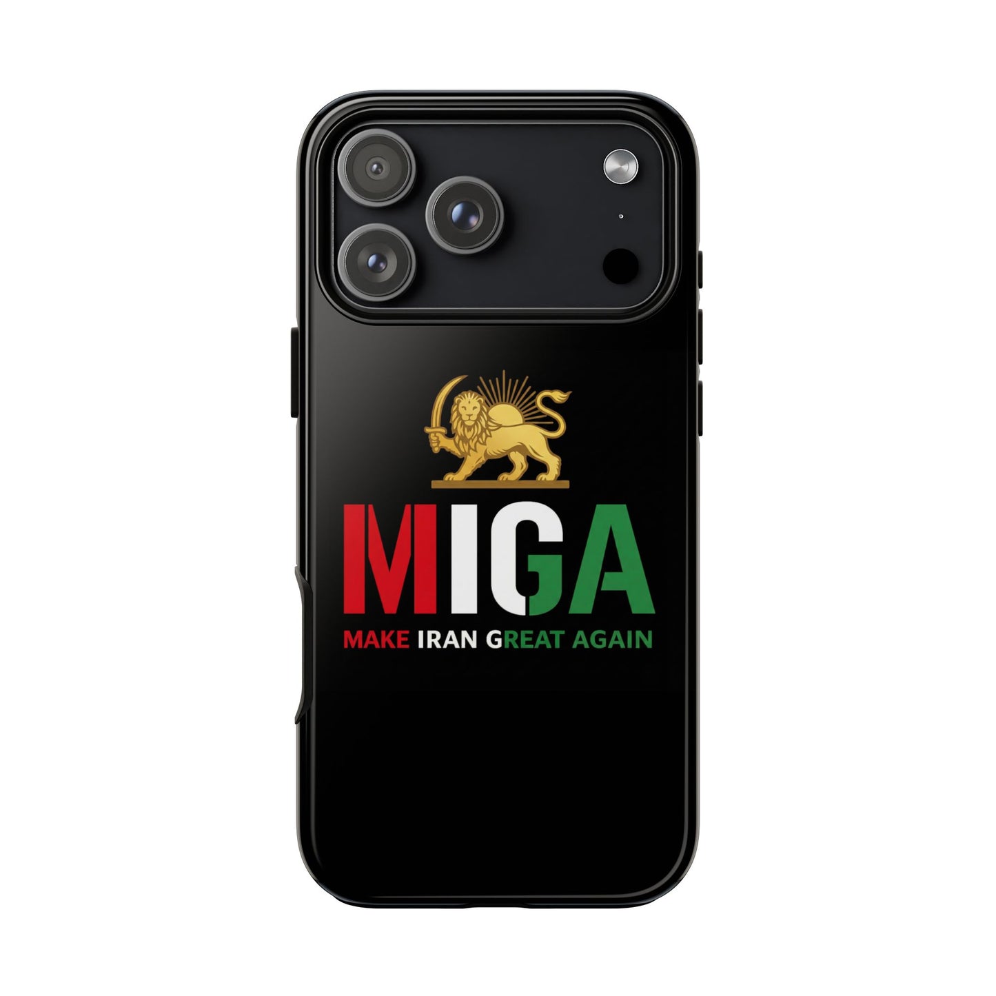 MIGA "Make Iran Great Again" Lion & Sun Phone Case