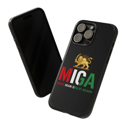 MIGA "Make Iran Great Again" Lion & Sun Phone Case