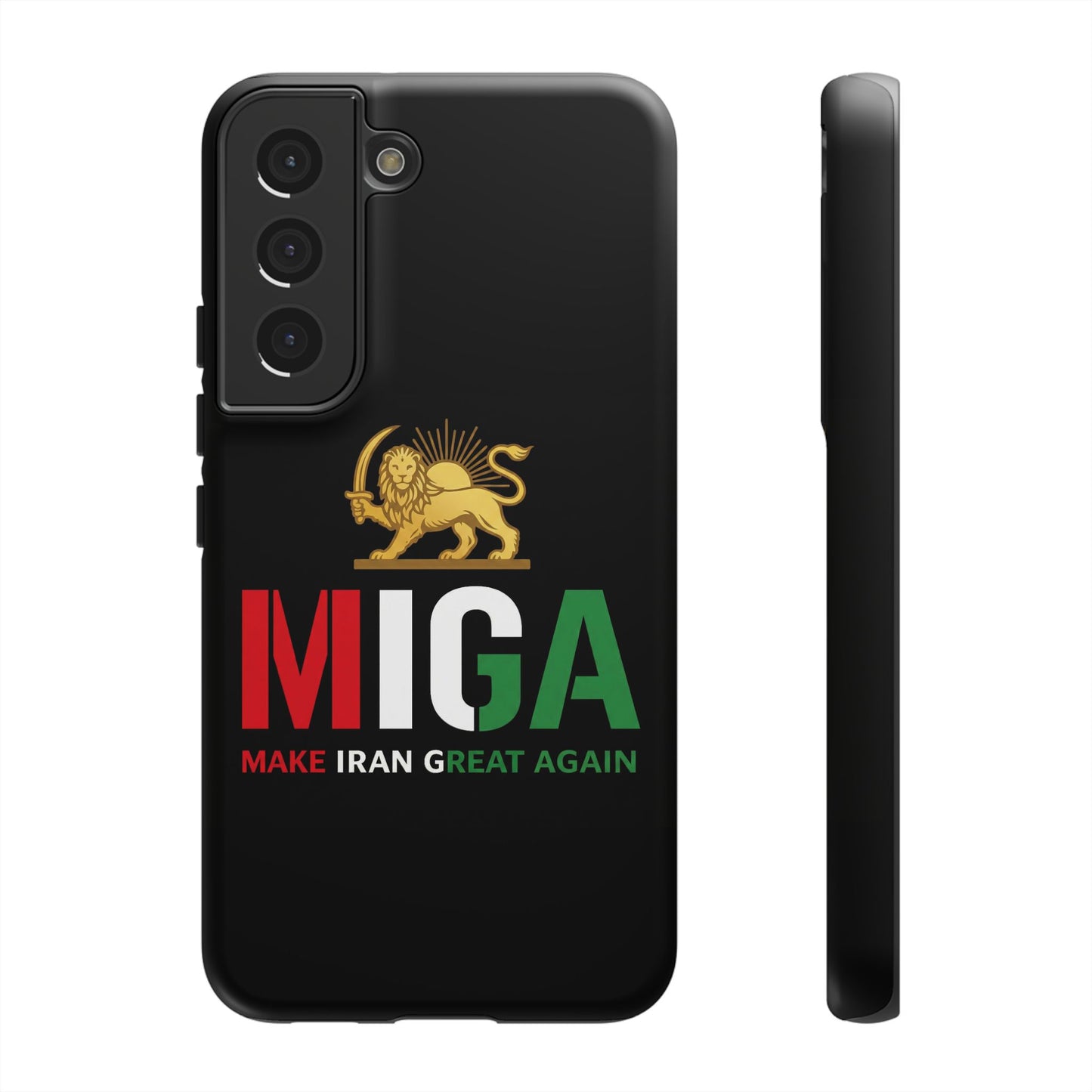 MIGA "Make Iran Great Again" Lion & Sun Phone Case
