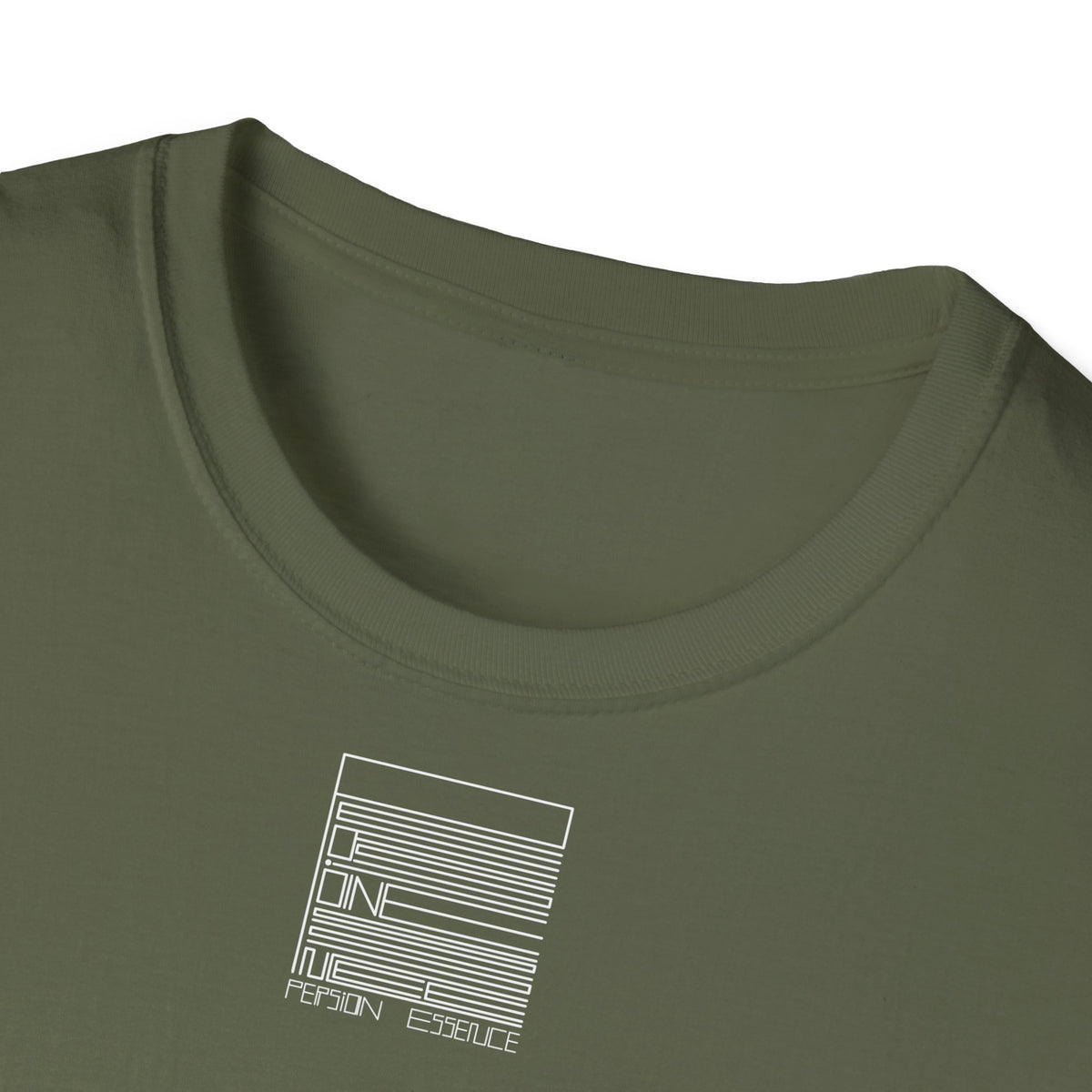 Military Green – Isfahan Drifters BW Tee – close-up