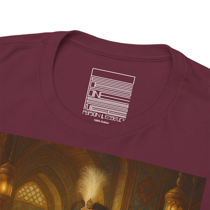 Maroon – Ghajar Khan II Tee – close-up