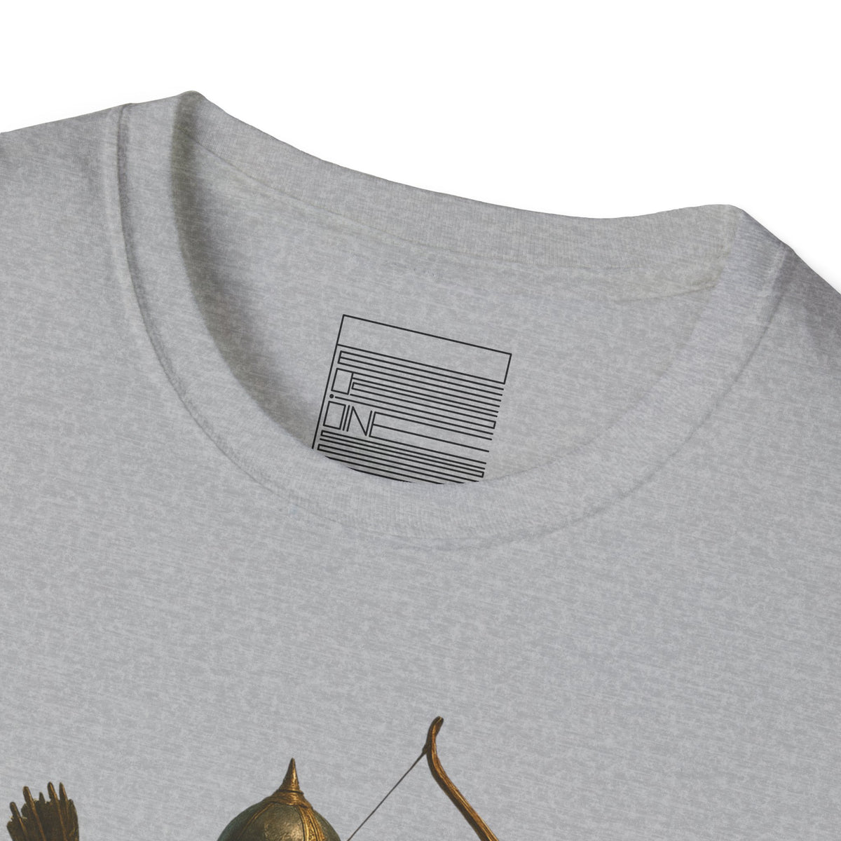Sport Grey – Arash the Archer Tee – close-up