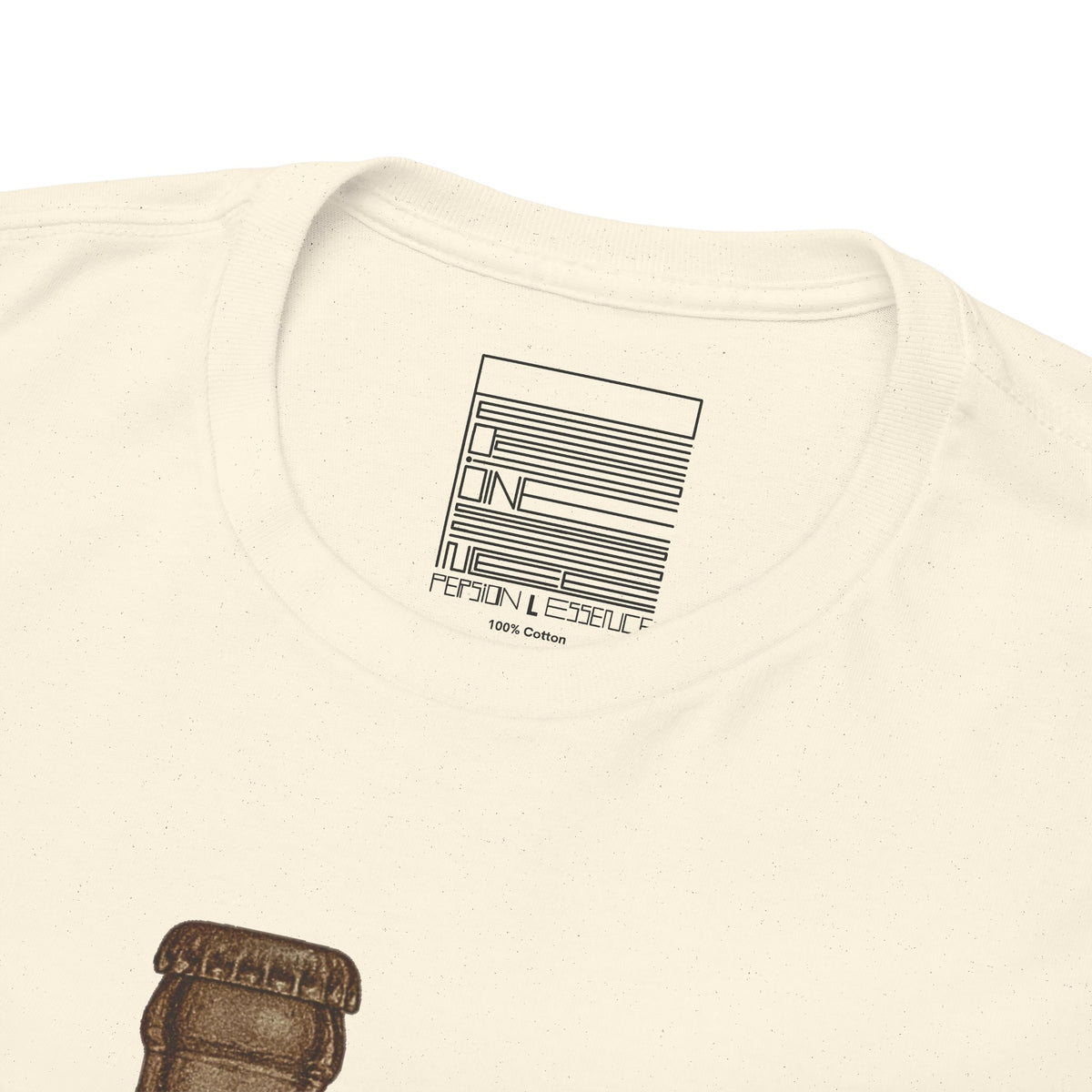 Natural – ZamZam Koala Tee – close-up
