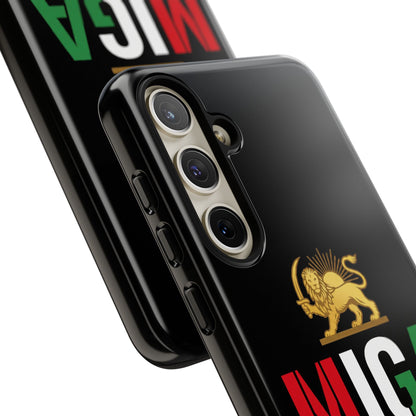 MIGA "Make Iran Great Again" Lion & Sun Phone Case