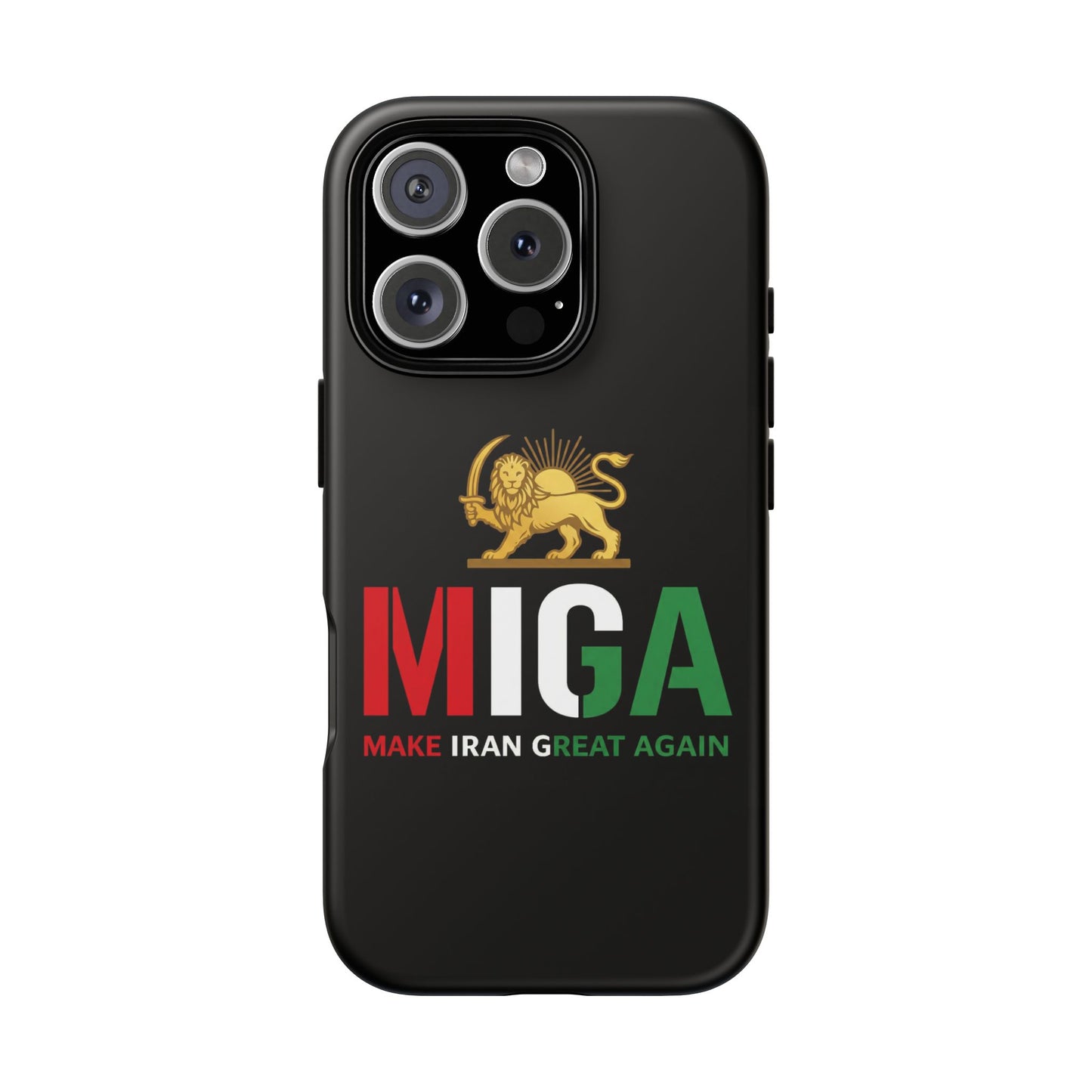 MIGA "Make Iran Great Again" Lion & Sun Phone Case