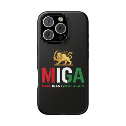 MIGA "Make Iran Great Again" Lion & Sun Phone Case