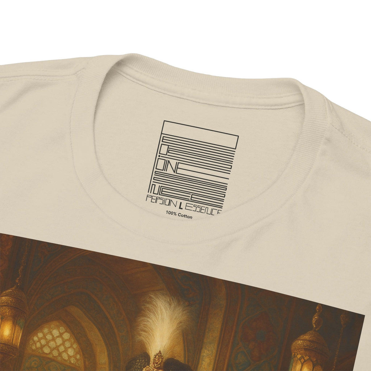 Sand – Ghajar Khan II Tee – close-up
