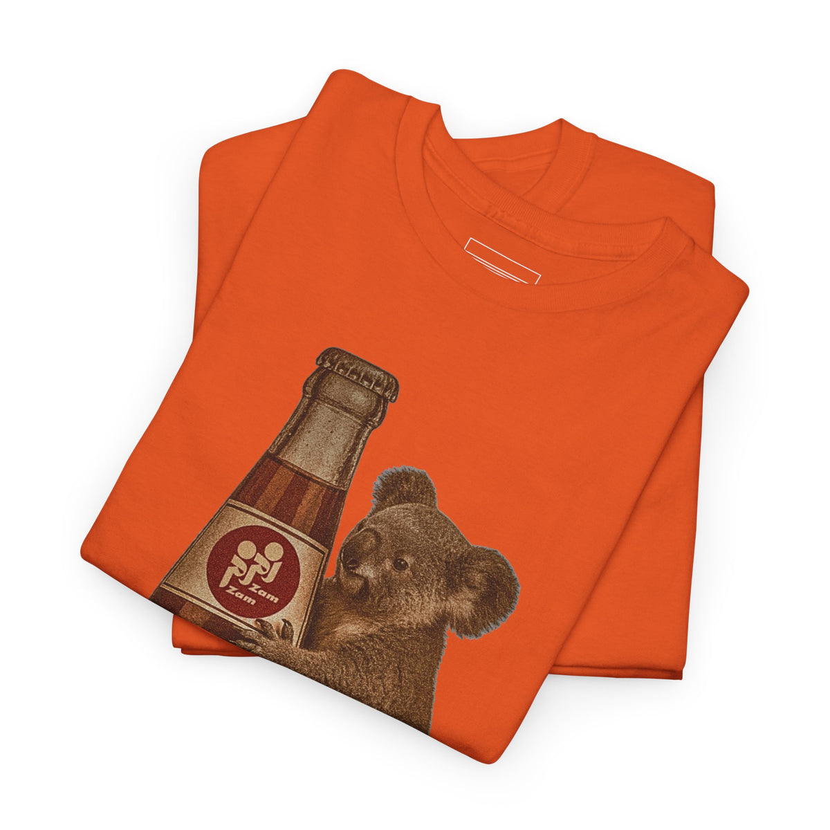 Orange – ZamZam Koala Tee – folded