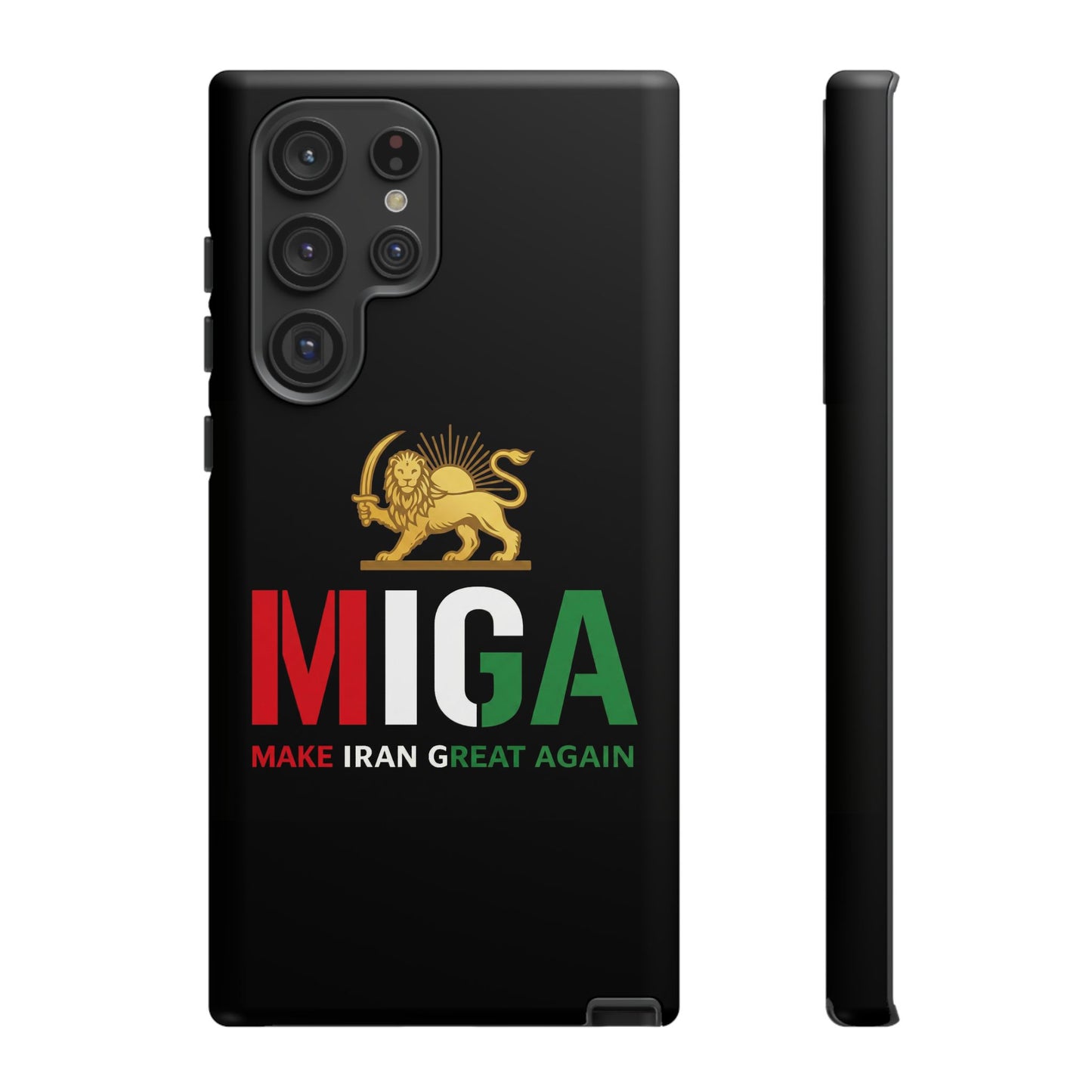 MIGA "Make Iran Great Again" Lion & Sun Phone Case