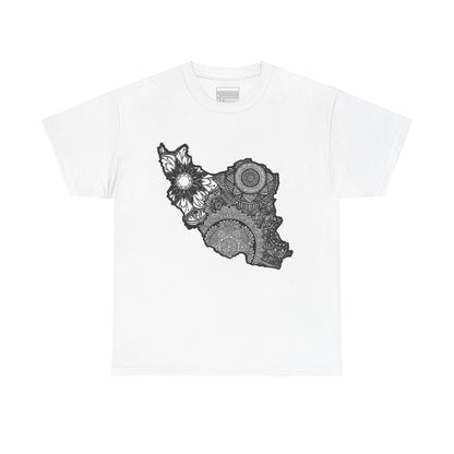 White – Persian Mandala Tee – front