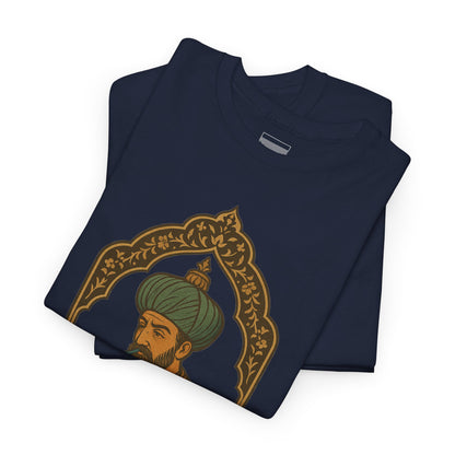 Navy – Shaah Abbas Tee – folded