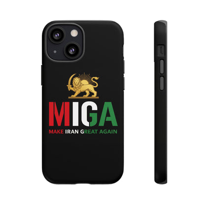 MIGA "Make Iran Great Again" Lion & Sun Phone Case