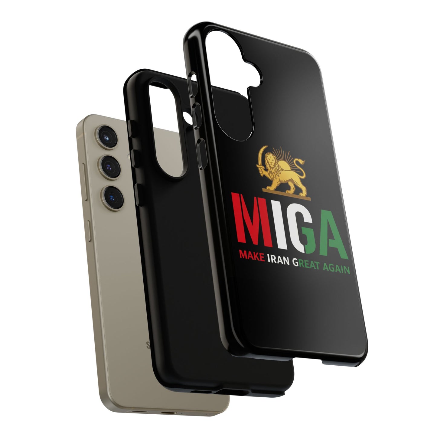 MIGA "Make Iran Great Again" Lion & Sun Phone Case