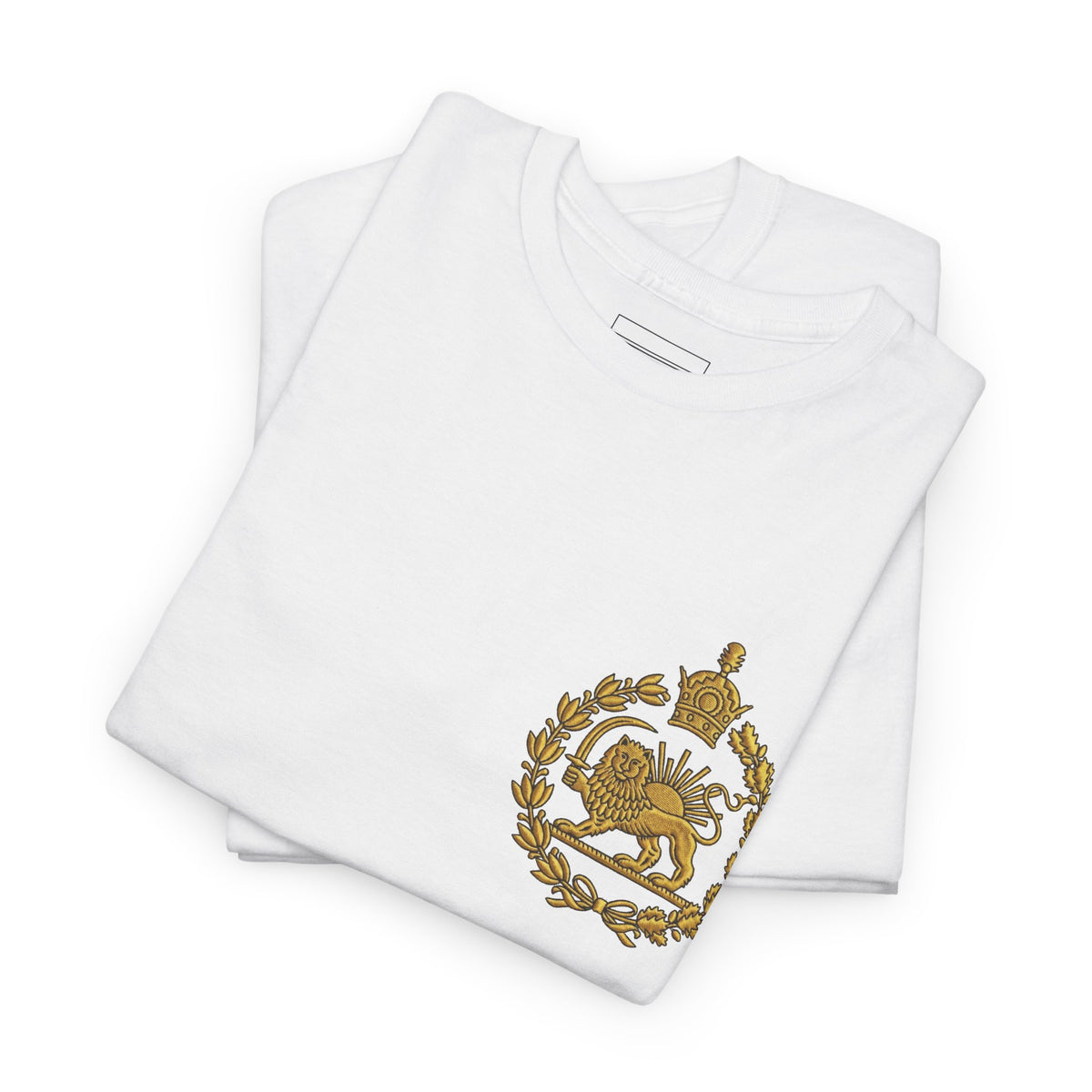 White – Pahlavi Imperial Tee – folded