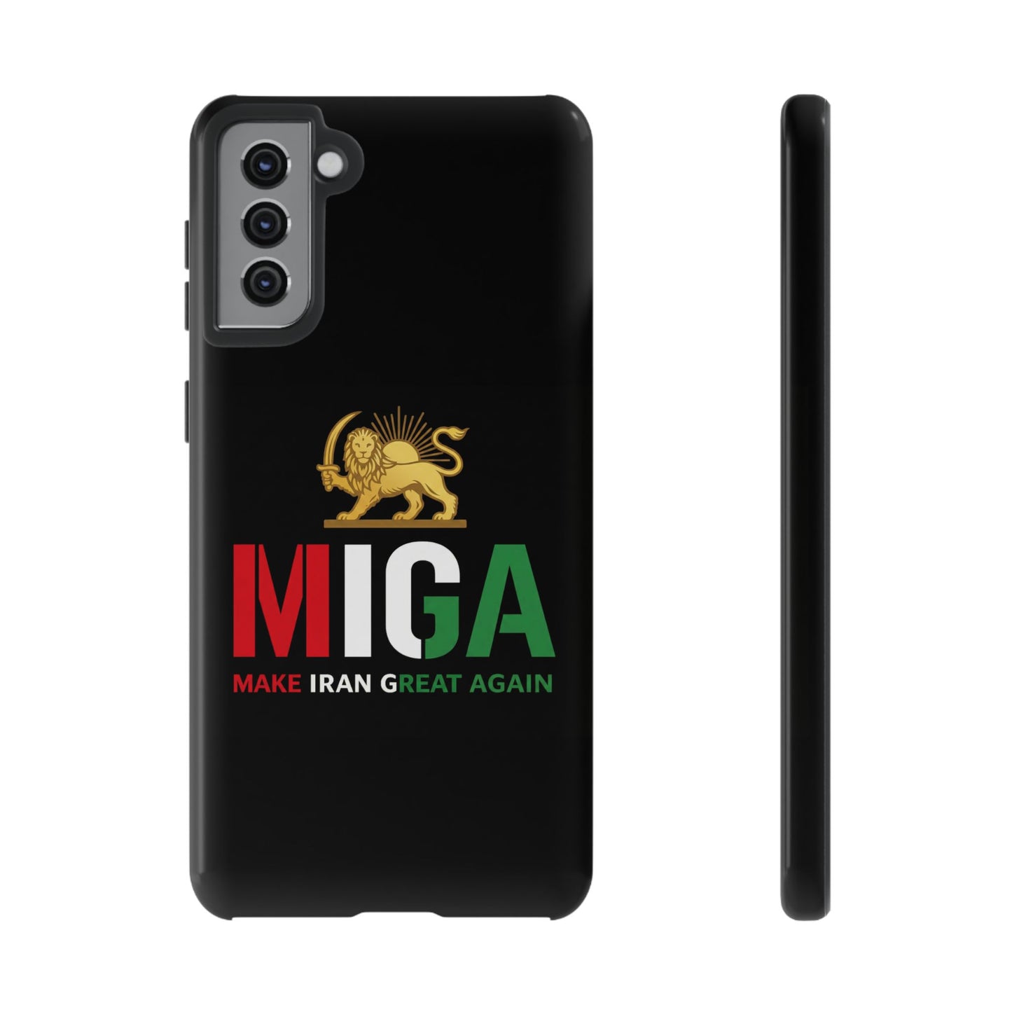 MIGA "Make Iran Great Again" Lion & Sun Phone Case