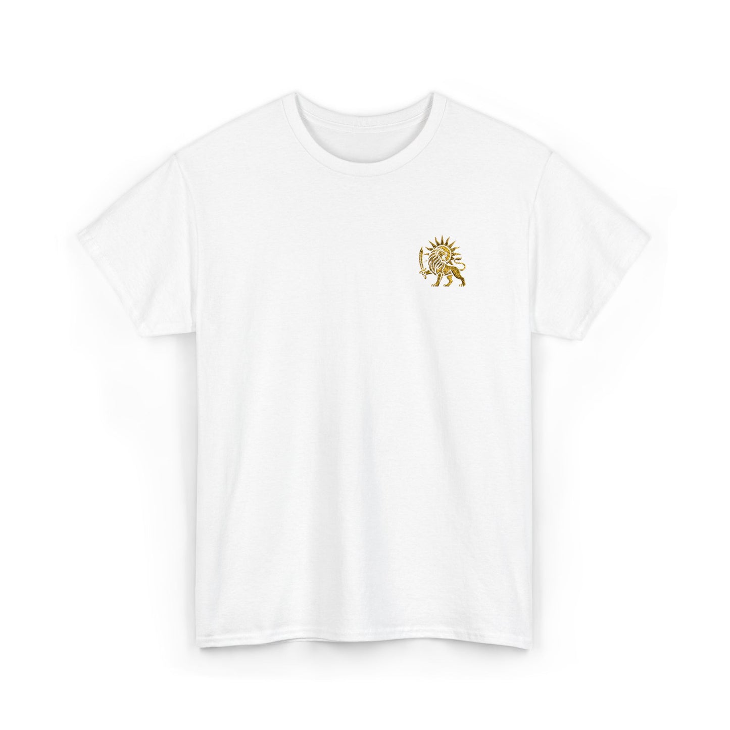 Persian Lion & Sun - Embroidered Tee
