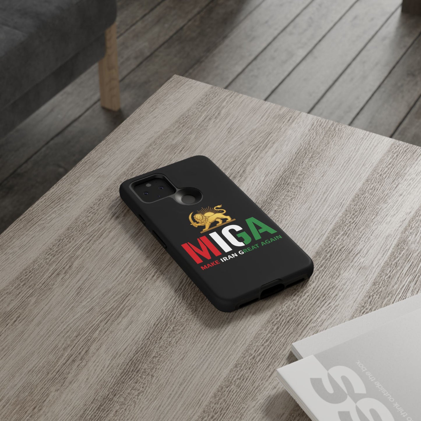 MIGA "Make Iran Great Again" Lion & Sun Phone Case