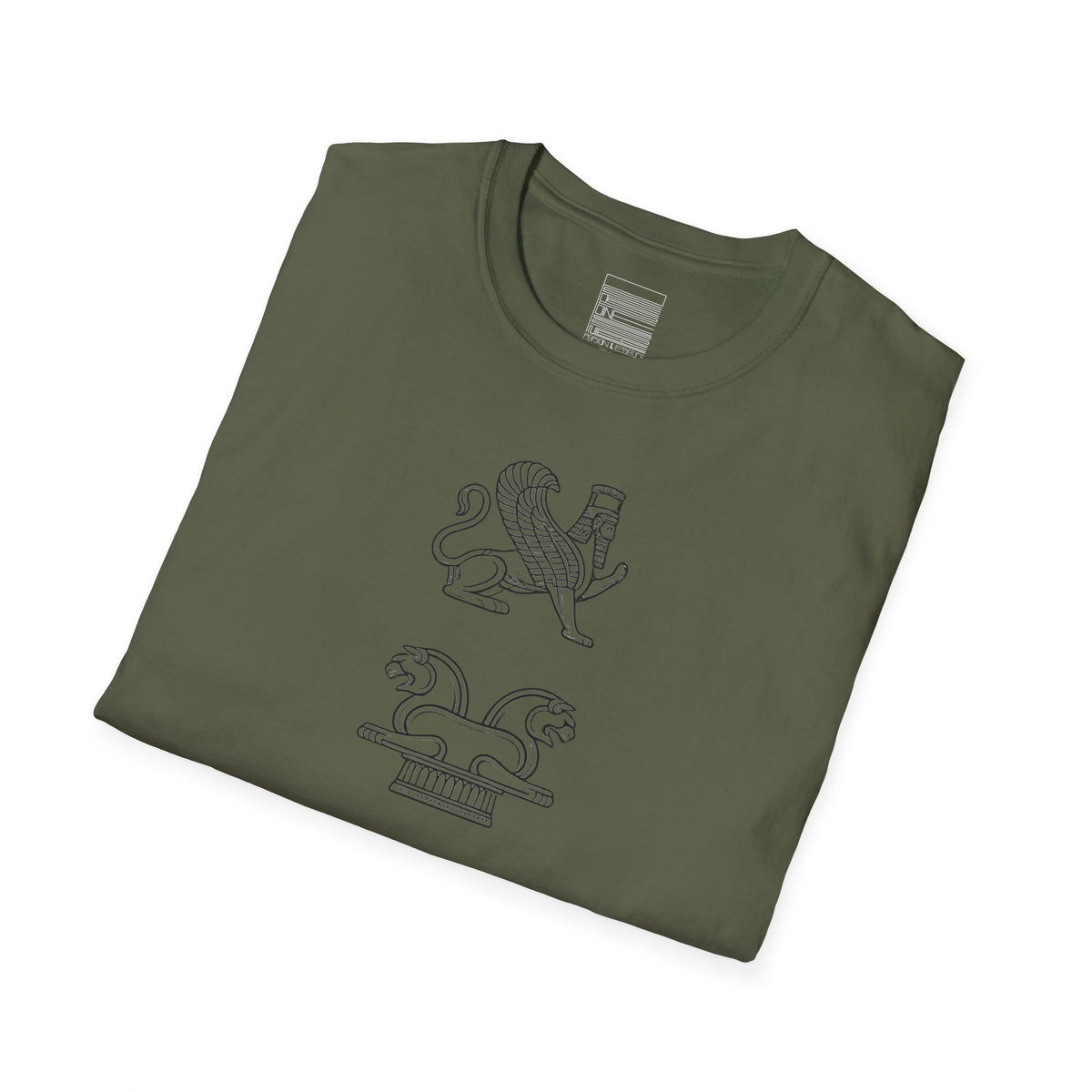 Military Green – Eternal Guardians Tee – folded